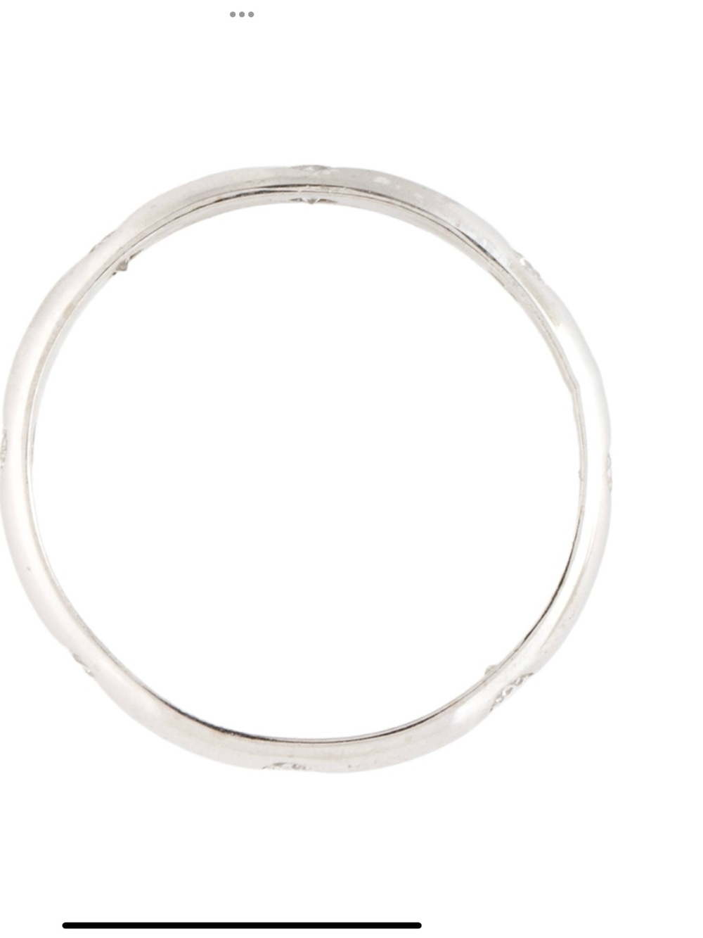 Polished 14K Band with 8 Bezel-Set Diamonds - Picture 2 of 3
